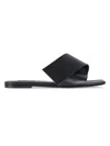 Givenchy Twisted Ribbon Slide Sandal In Black