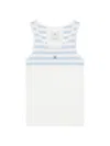 GIVENCHY WOMEN'S SLIM FIT STRIPED TANK TOP IN COTTON AND 4G DETAIL