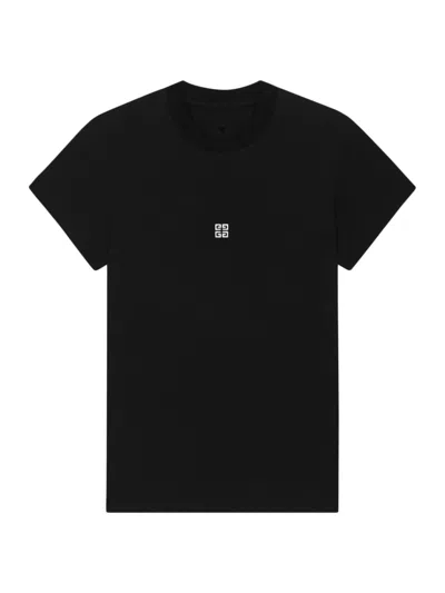 Givenchy Women's Slim Fit T-shirt In Cotton In Black