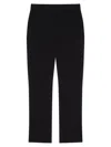 Givenchy Slim Fit Tailored Pants In Crepe Cady In Black
