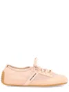 Givenchy Pink Sneaker With Logo Lettering On The Side In Fabric Woman In Neutral