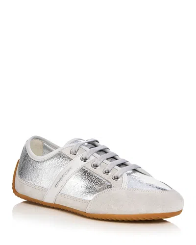 Givenchy Women's Slim Sneakers In Silver