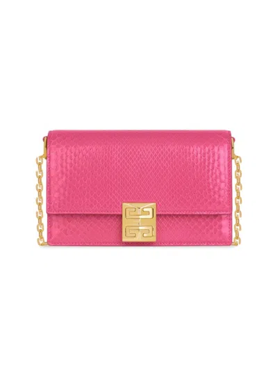 GIVENCHY WOMEN'S SMALL 4G CROSSBODY BAG IN PYTHON