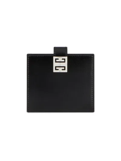 Givenchy 4g Wallet In Box Leather In Black