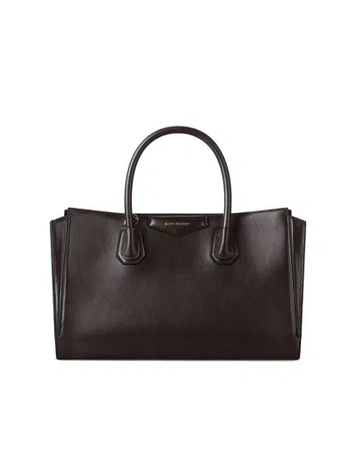 Givenchy Women's Small Antigona Catchall Top Handle Bag In Chocolate