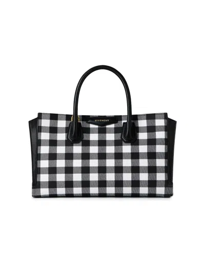 Givenchy Mystic Small Calfskin Top-handle Bag In Black