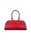 Givenchy Womens Vermillon Antigona East-west Small Leather Handbag In Red