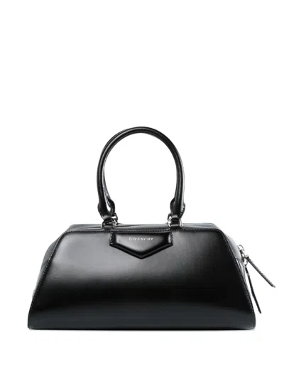 Givenchy Women's Small Antigona East-west Bag In Box Leather In Black