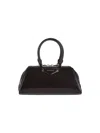 Givenchy Structured Black Handbag With Glossy Finish And Versatile Straps In Black