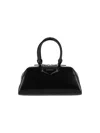 Givenchy Mini Antigona Ew Top Handle Bag In Calf Leather In Black