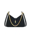 GIVENCHY WOMEN'S SMALL CUT OUT BAG IN 4G EMBROIDERY WITH CHAIN
