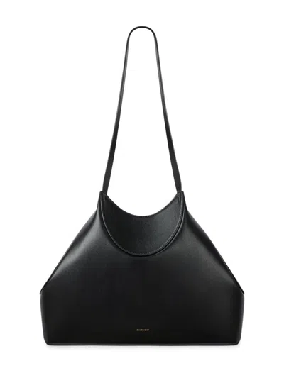Givenchy Women's Small Facet Tote Bag In Grained Leather In Black