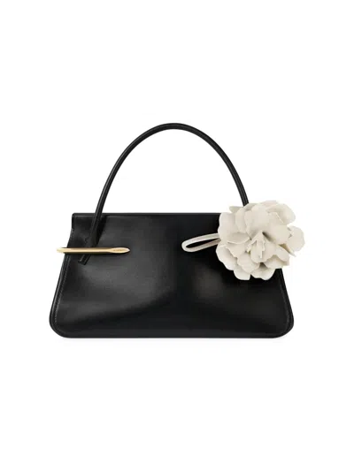 Givenchy Women's Small Rose Petals Charm In Nappa Leather In White