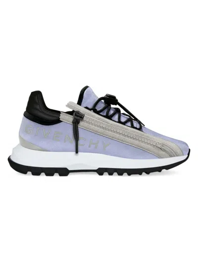 Givenchy Women's Spectre Runner Sneakers In Synthetic Fiber With Zip In Blue