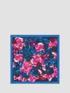 Givenchy Square Silk Scarf In Orange