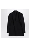 Givenchy Black Stretch Wool Blend Blazer