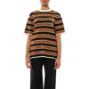 Givenchy Women's Striped Sweater In Brown/black