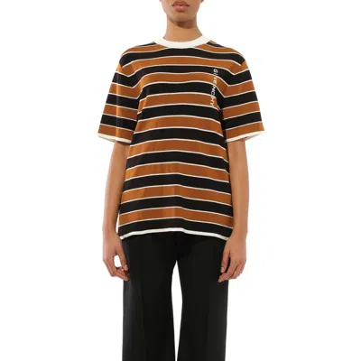 Givenchy Women's Striped Sweater In Brown/black
