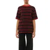 Givenchy Women's Striped Sweater In Burgundy/black