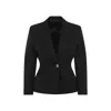 Givenchy Elegant Wool Blazer With Signature 4g Emblem In Black