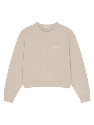 Givenchy Women's Sweatshirt In Fleece With Stamp Print