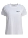 Givenchy White Cotton Jersey Crewneck T-shirt In White