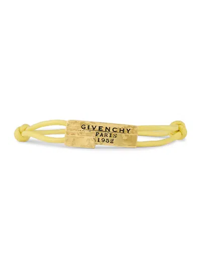 Givenchy Women's Tape Cord Bracelet In Cotton And Metal In Gold