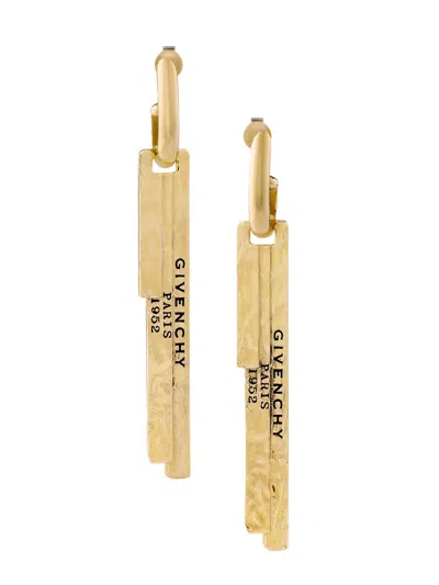 Givenchy Women's Tape Earrings In Metal And Enamel