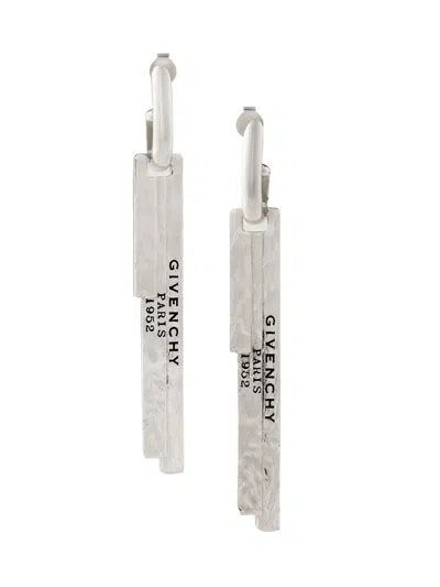 Givenchy Women's Tape Earrings In Metal And Enamel