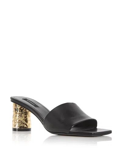 GIVENCHY WOMEN'S TAPE HEEL MULE SANDALS