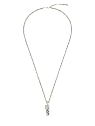 Givenchy Women's Tape Necklace In Metal And Enamel