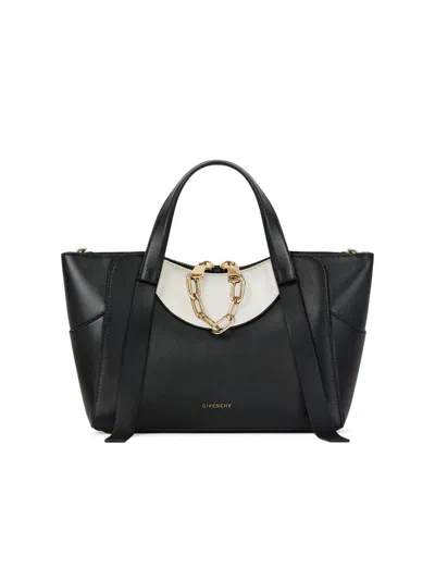 Givenchy Women's The Small Snatch Top Handle Bag In Grained Bicolor Leather In Multi
