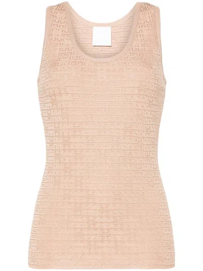 GIVENCHY WOMEN'S TOP SM ALL OVER PUNTO NUDE MONOGRAMA TOP