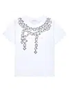 Givenchy Deconstructed Crystals-print T-shirt In White