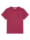 Givenchy Women's T-shirt In Cotton With Stamp Print In Purple