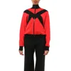 Givenchy Women's Turtle Neck Multi Sweater In Red/black