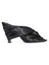 GIVENCHY WOMEN'S TWIST MULES IN LEATHER