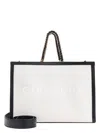 Givenchy Medium G Tote Shopping Bag In Canvas And Leather