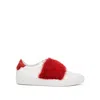 Givenchy Women's Urban Knot Elastic Sneakers In White/red