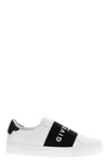 Givenchy Slip-on Sneakers With Black Band Logo Detail In White