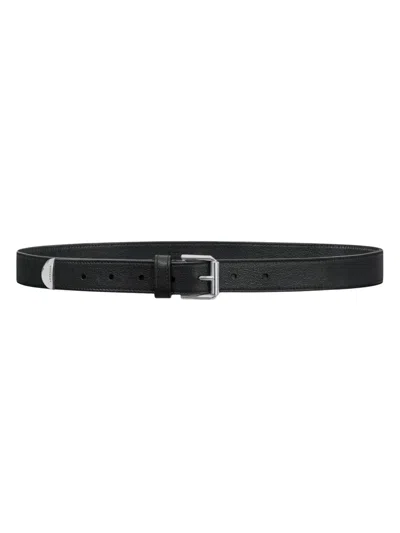 Givenchy Voyou Black Shiny Leather Belt