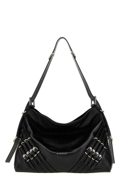 Givenchy Women 'voyou Buckles' Shoulder Bag In Black