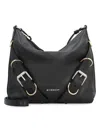 Givenchy Black Voyou S Bag Silver Logo Zip In Black