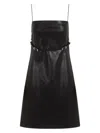 Givenchy Short Denim Voyou Dress For Men In Black