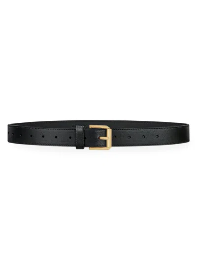 Givenchy Women's Voyou Long Belt In Shiny Leather In Burgundy