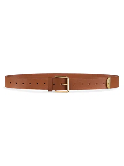 Givenchy Women's Voyou Long Belt In Shiny Leather In Brown