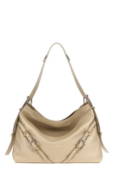 Givenchy Women 'voyou' Midi Shoulder Bag In Cream
