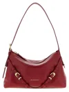 Givenchy Mini Voyou Buckle-detail Leather Tote Bag In Red