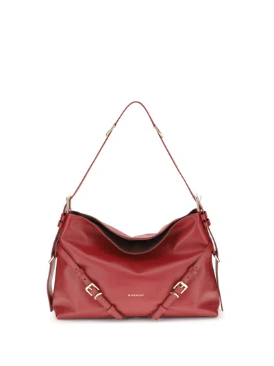 Givenchy Women Voyou Shoulder Bag Medium In Red