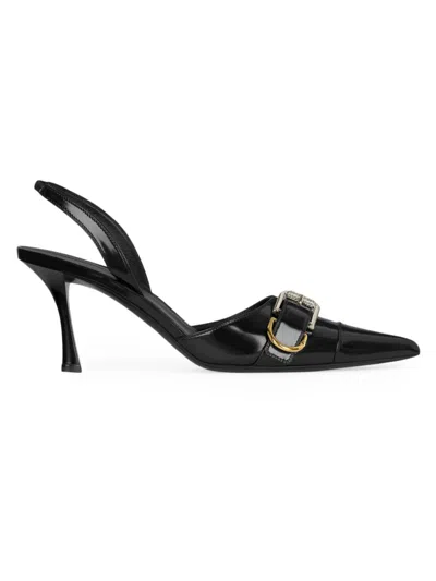 Givenchy Women's Voyou Slingbacks In Leather In Black